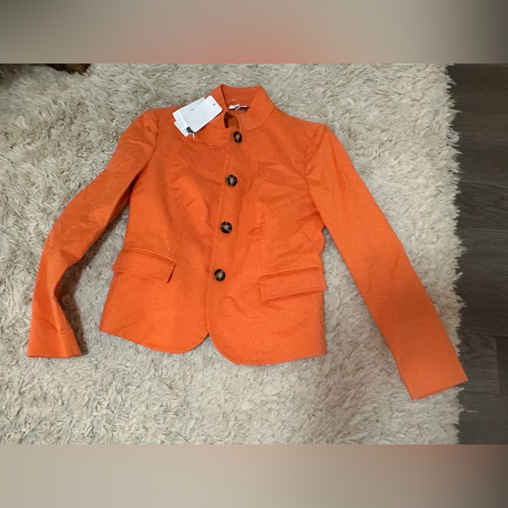 Armani Collezioni Vibrant Orange Blazer